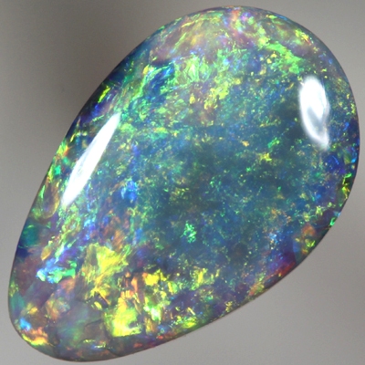 SOLID SEMI BLACK OPAL Never ending colour moves brightly  With VIDEO